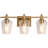 Abbighail 21 in. 3-Light Classic Dimmable Vanity Light with Clear Glass Shade-574050601