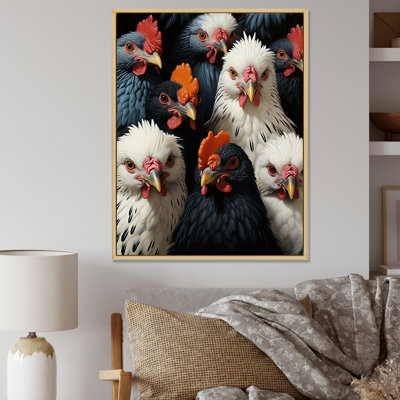 «White Roosters Farm Assemblage II», art mural