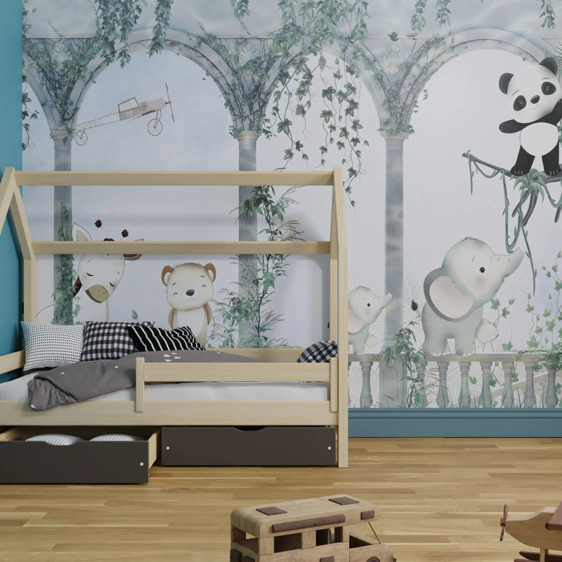 Superfresco Easy Animal Arch Print To Order Mural, Blue