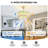 20" Ceiling Fan With Lights And Remote, 6-Speed, Reversible Blades For Home Use-1660165930