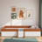 Upholstered Daybed Frame With Fence And Stairs-1581155101