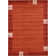 Geometric Terracotta Area Rug