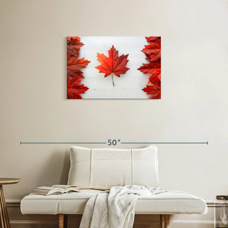 Borges Maple Leaf, 20" H x 30" W