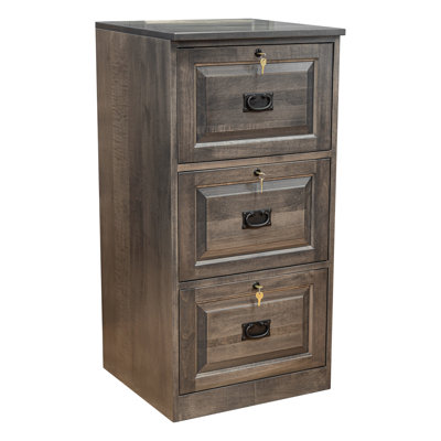 Doory 3-Drawer Vertical Filing Cabinet by Millwood Pines