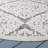 Areena Geometric Ivory/Gray Indoor / Outdoor Area Rug-1264719675