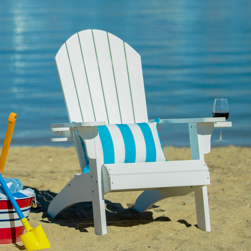 Chaise Adirondack d'extérieur LuXeo Westwood, Blanc
