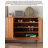 Nordic-Style Wavy-Panel Cherry Wood Solid Wood Shoe Cabinet-1763899987