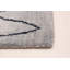 Tapis gris unique en viscose nouvel âge 5 pi 11 po x 7 pi 11 po Taven