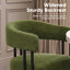 Fauteuil de salle à manger rembourré en velours - hauteur de l'assise: 18,1 po-133258484-113257060