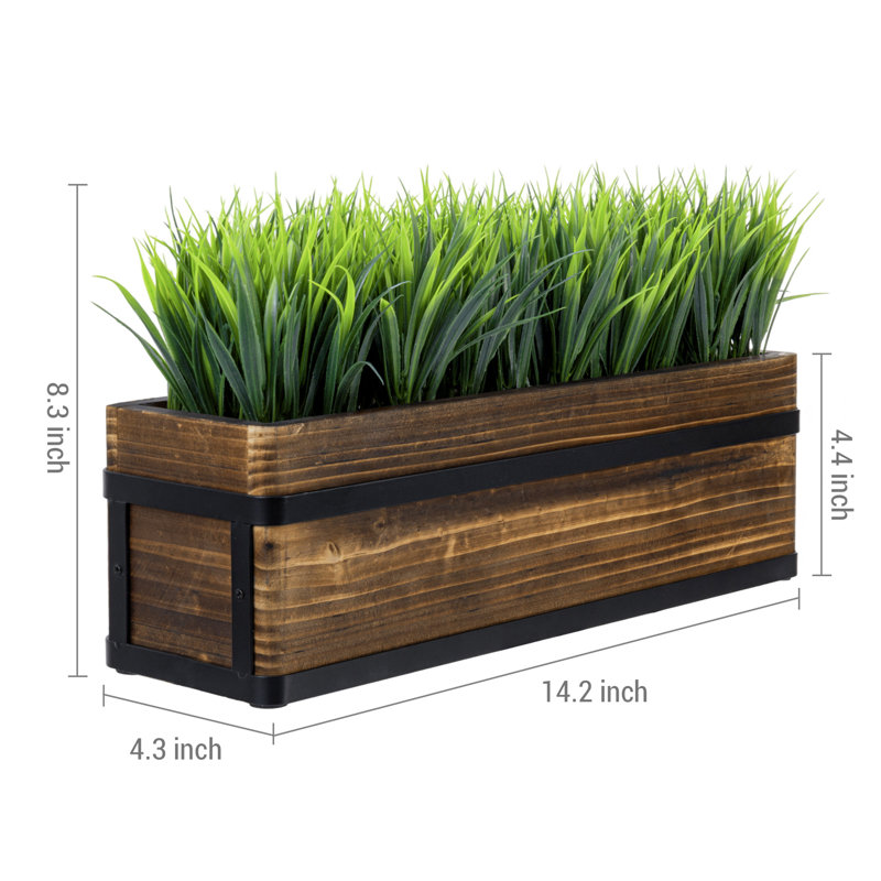 Fausse plante artificielle en bois