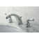 Kingston Brass Magellan Two-Handle 3-Hole Deck Mount Widespread Bathroom Faucet with Retail Pop-Up Drain