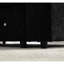 Canapé modulaire en U de 113,83 po avec beaucoup de rangement, revêtement en chenille, bouton en cristal, noir pour le salon, appartement surdimensionné, option modulaire surdimensionnée, forme, chambre à coucher