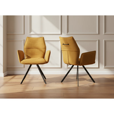 Lusso Fabric Dining Armchair