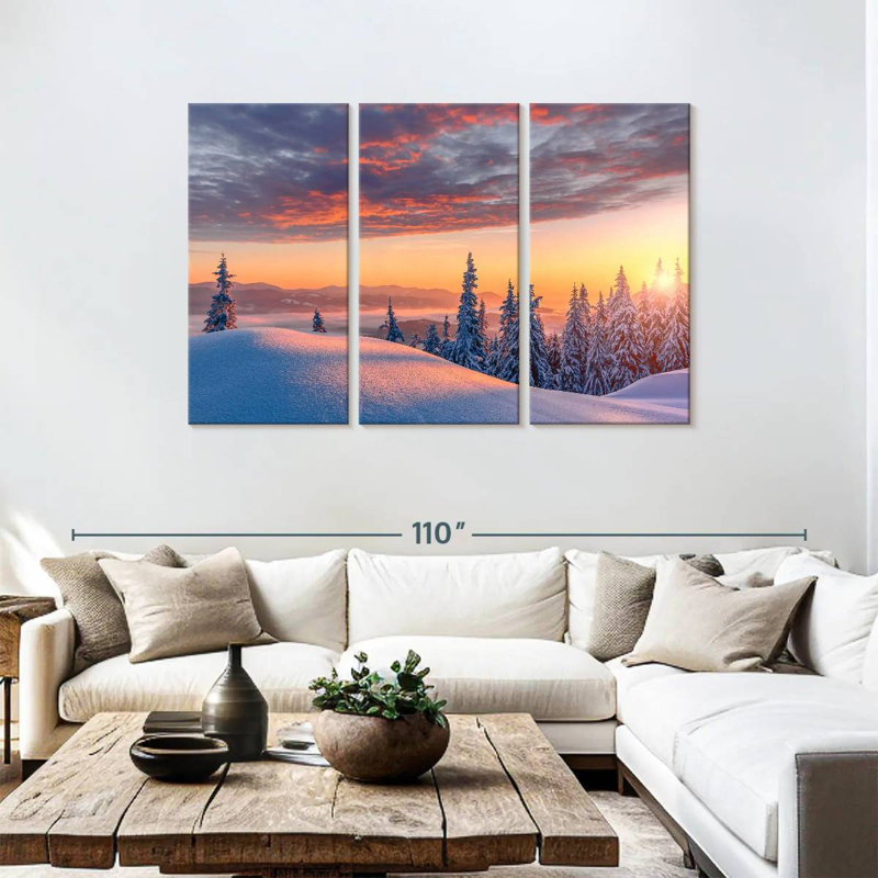 Alvord Alps Winter Wonderland, 48" H x 74" W