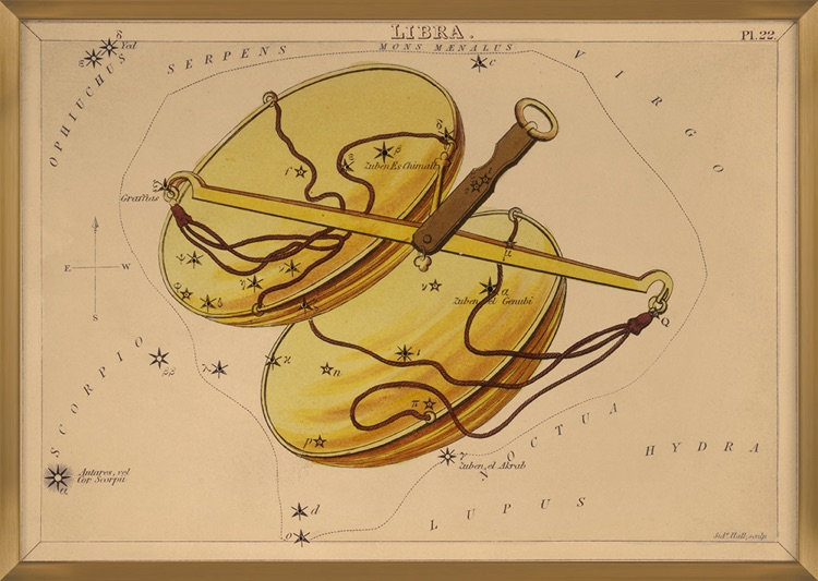 Libra Print by Grand Archives
