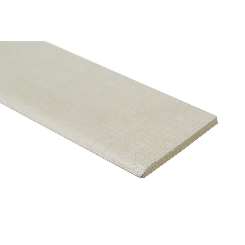 Copra 3 in. x 18 in. Matte Porcelain Bullnose Tile Trim, Sahara