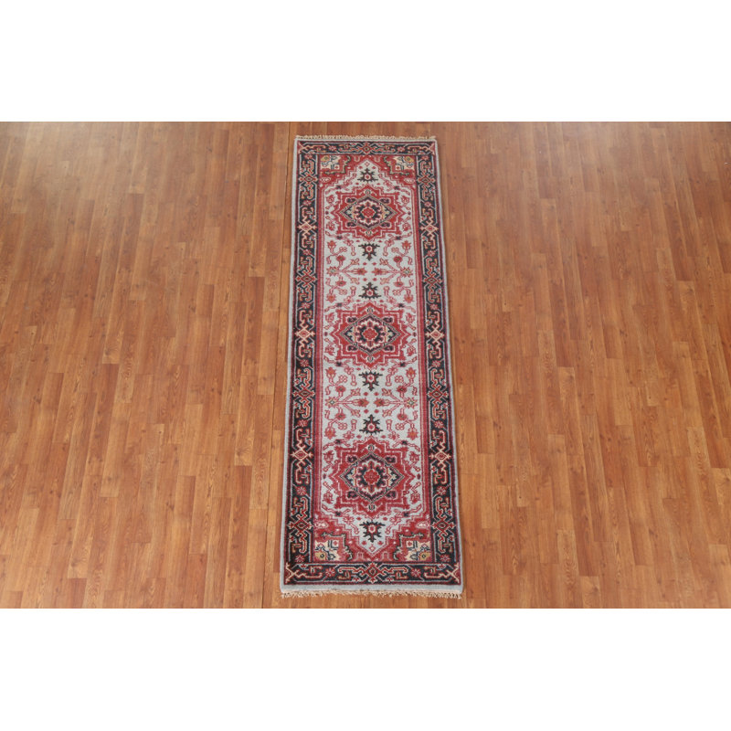 Tapis de couloir oriental géométrique 3x8