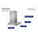Hauslane 860 Cubic Feet Per Minute Convertible Wall Mount Range Hood with Baffle Filter and Light In