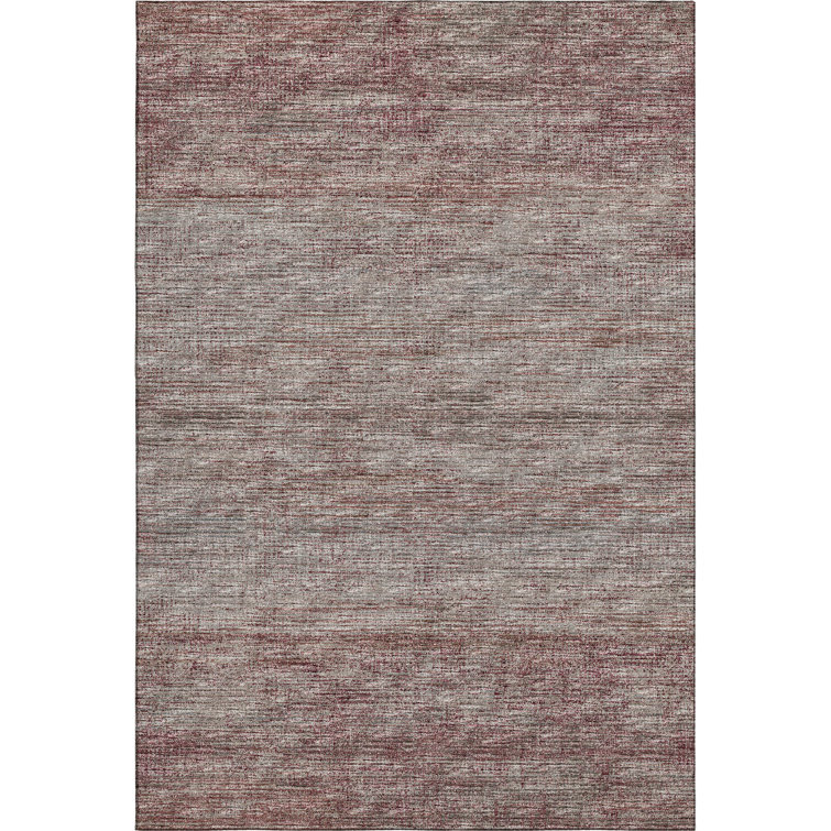 Premium Machine Washable Mayfield Burgundy Rug