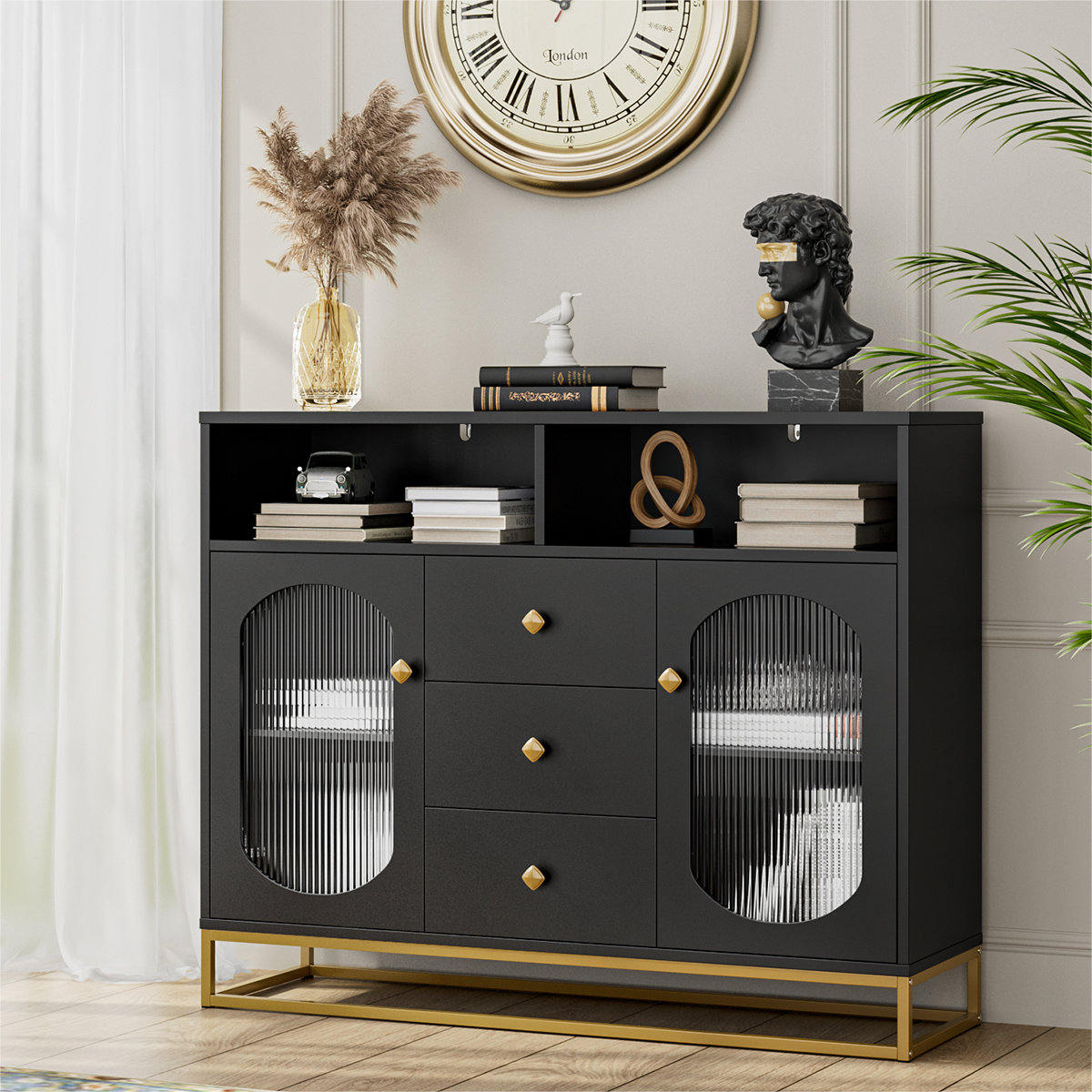 Willa Arlo™ Interiors Menifee 47.2''W 2-Door Sideboard With 3 Drawers ...