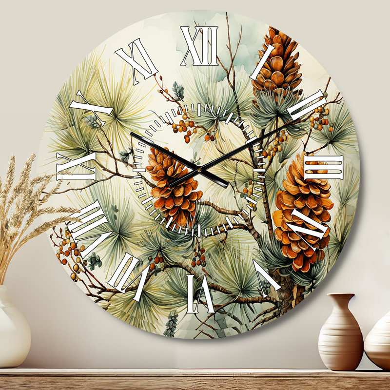 Horloge murale pin, Médium