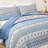 Set of 3 Boho Bohemian Quilt Set Lightweight Reversible Microfiber Bedspread Coverlet All Season Bed Decor-122256996-122256998