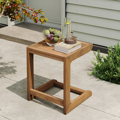 Table d'appoint en bois d'acacia
