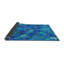Tapis bleu/turquoise à motifs-495110809