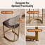 Upholstered Counter Stool with Metal Frame-28884711-28884705