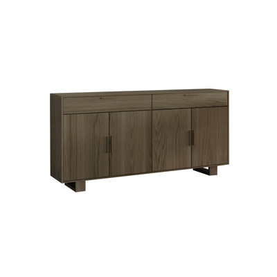 Iso 66"" Wide 2 Drawer Oak Wood Sideboard -  Copeland Furniture, 6-ISO-60-77