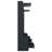 Blue finish 4-in-1 hall tree with storage bench, 7 hooks, drawers, and cabinet, detachable entryway coat rack (77.9 x 15.5 x 70 in.)