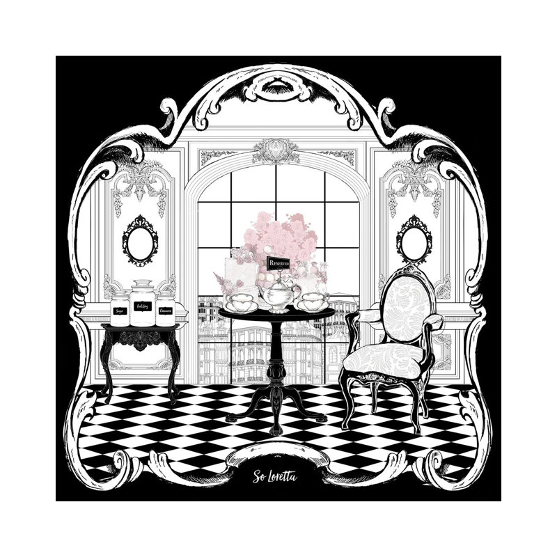 Tea Time London by So Loretta - Wrapped Canvas Gallery-Wrapped Canvas Giclée, 45.72 cm H x 45.72 cm W x 3.175 cm D