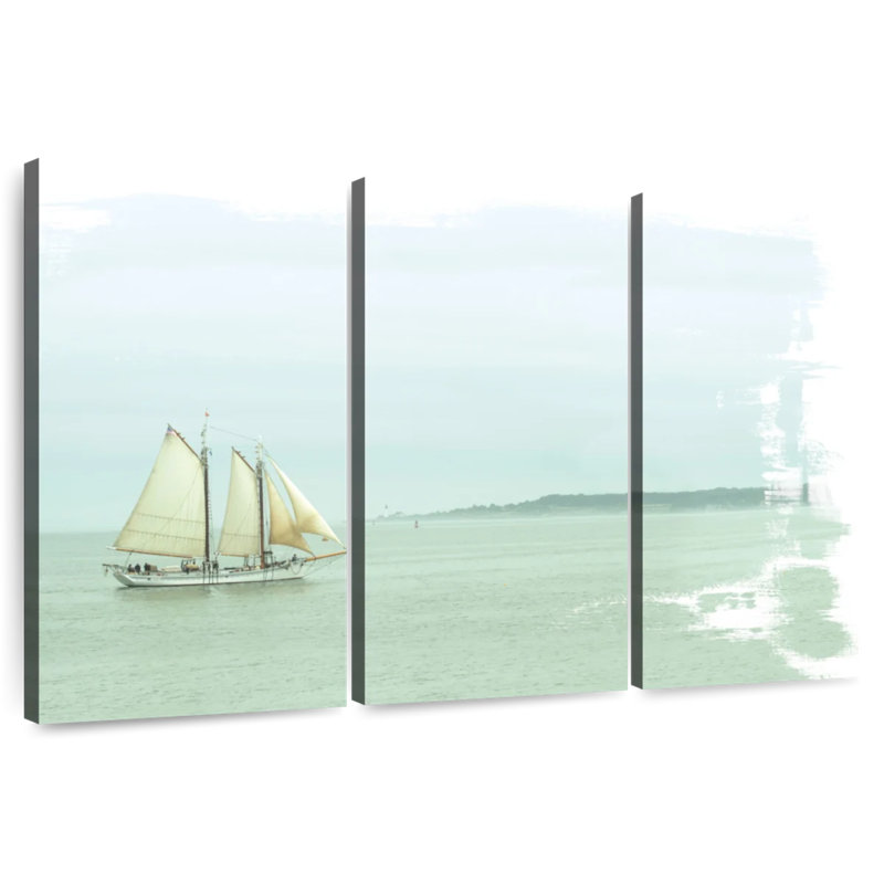Mehar Sailing On The Bay, 36" H x 57" W