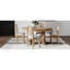Ensemble de table de salle à manger 5 pièces pour 5 personnes, ensemble de table de salle à manger extensible rétro avec 4 chaises rembourrées, ensemble de table et chaises pour la salle à manger et la cuisine-91097037