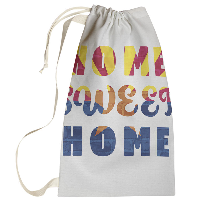 Sac à linge Home Sweet Home, Grand (H 76,5 po x l 29,5 po x P 1,5 po), Arizona