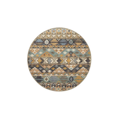 Tapis d'intérieur / extérieur brun Aura