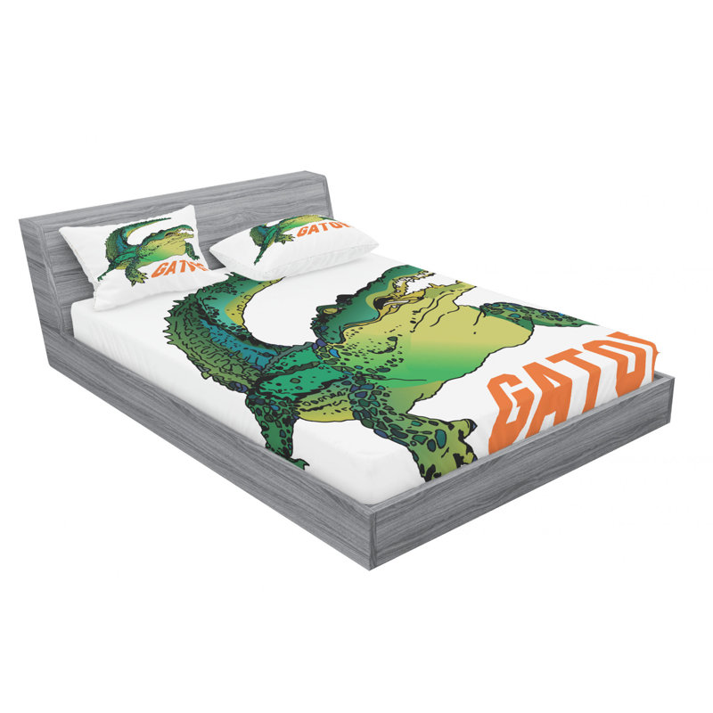 Microfiber Sheet Set, Queen Sheet Set with Fitted Sheet