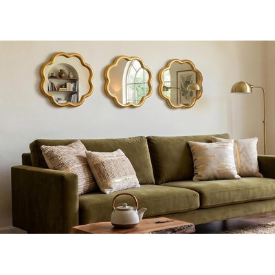 Plastic Wall Mirror Set