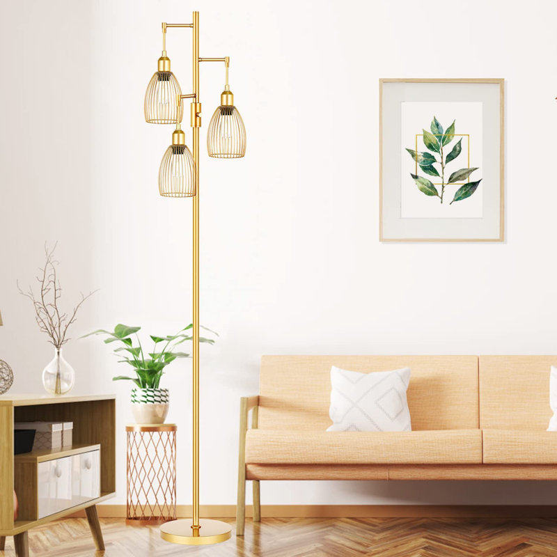 Levada 68'' Natural Tree Floor Lamp