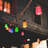Tenia 20 LED 60 FT Outdoor String Lights with Vintage Shatterproof Bulbs Multicolour