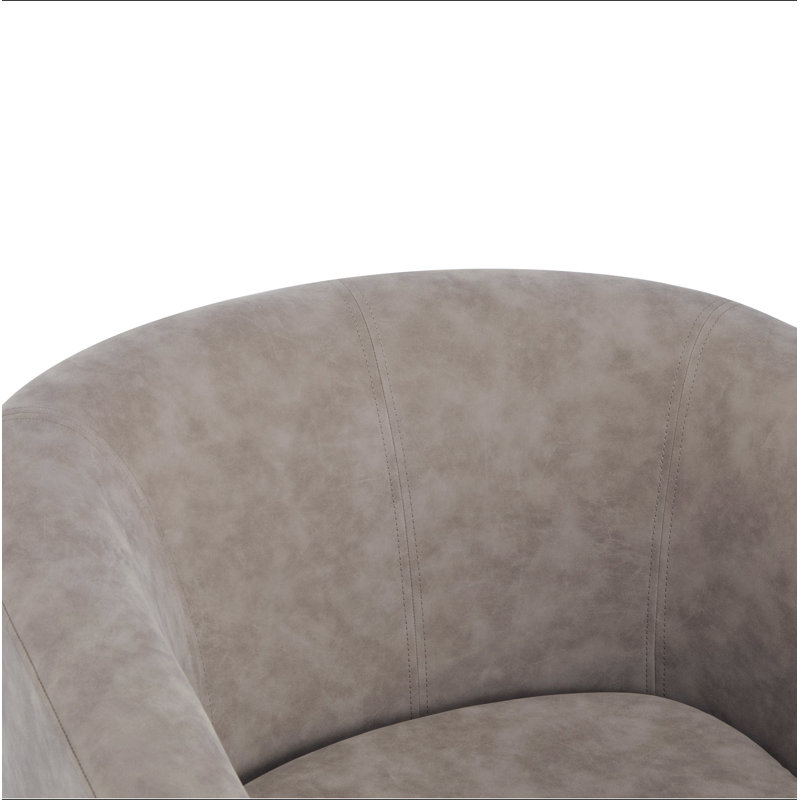 Fauteuil demi-tonneau Wilmore, Beige