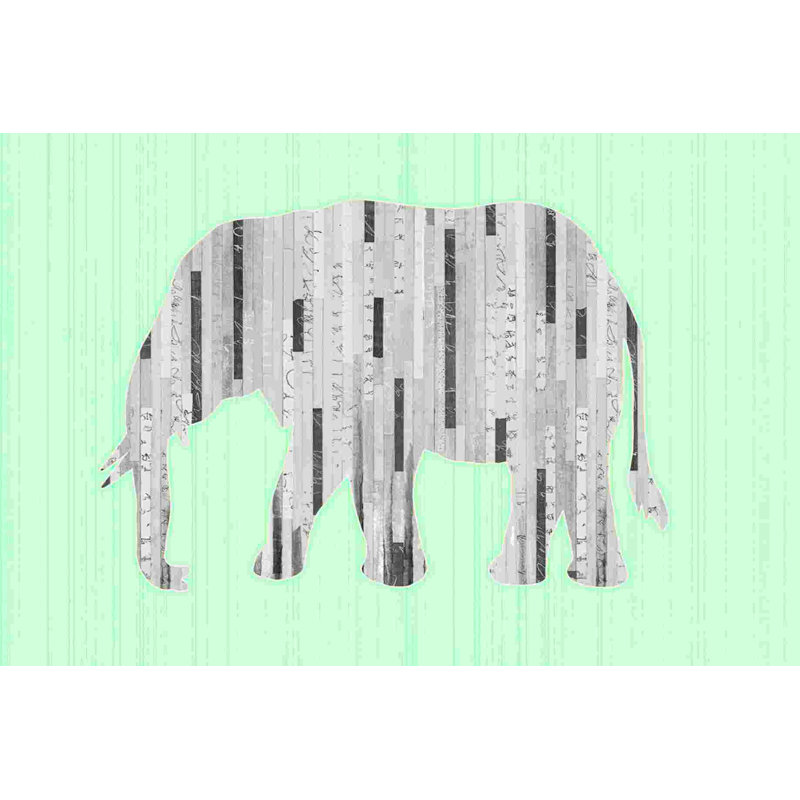 «Drab Elephant», impression sur toile tendue, H 24 po x l 36 po