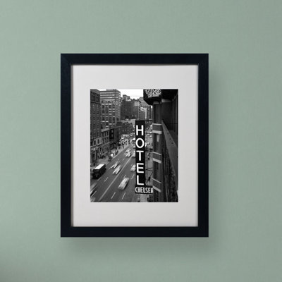 « chelsea noir et blanc », reproduction de photo sur toile encadrée