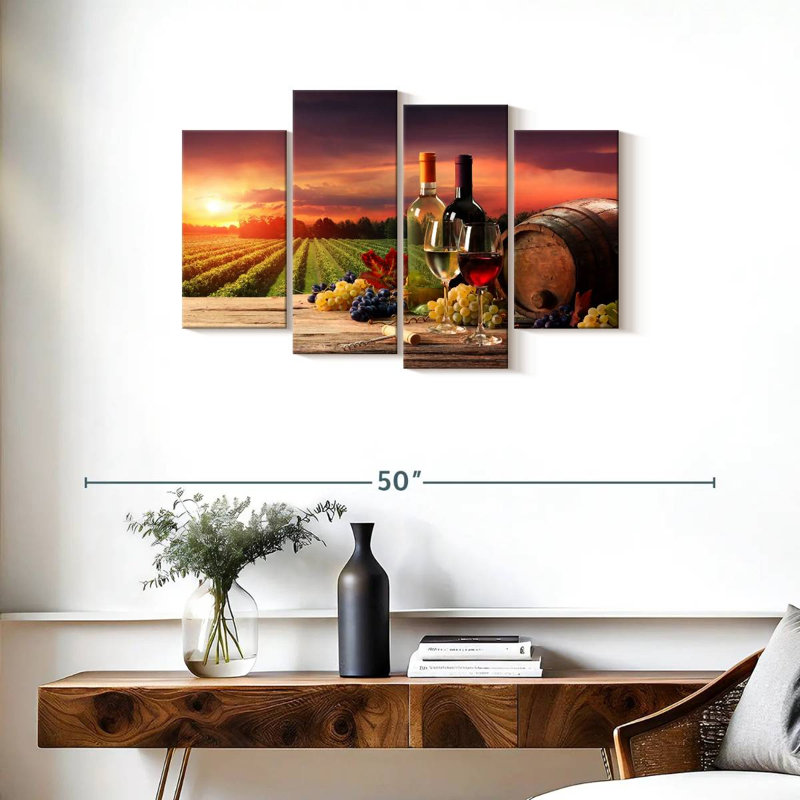 Yarlin Wine Vineyard Vista, H 22 po x l 36 po