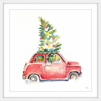 « christmas tree passager », reproduction d’art encadrée