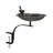 Scallop Shell Birdbath with Rail Mount Bracket