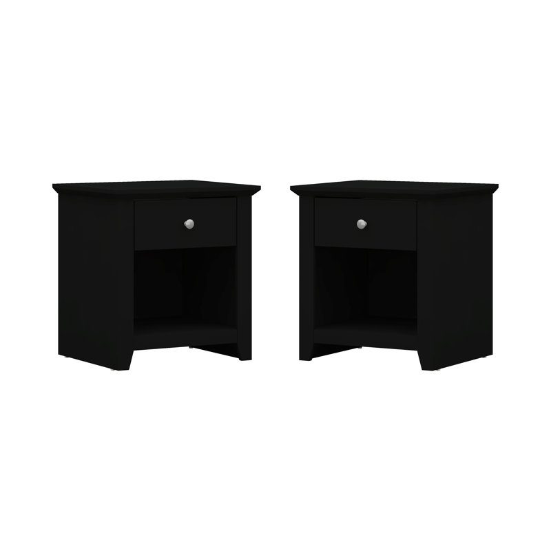Ensemble de chambre à coucher 2 pièces Tevrat, Chêne gris foncé