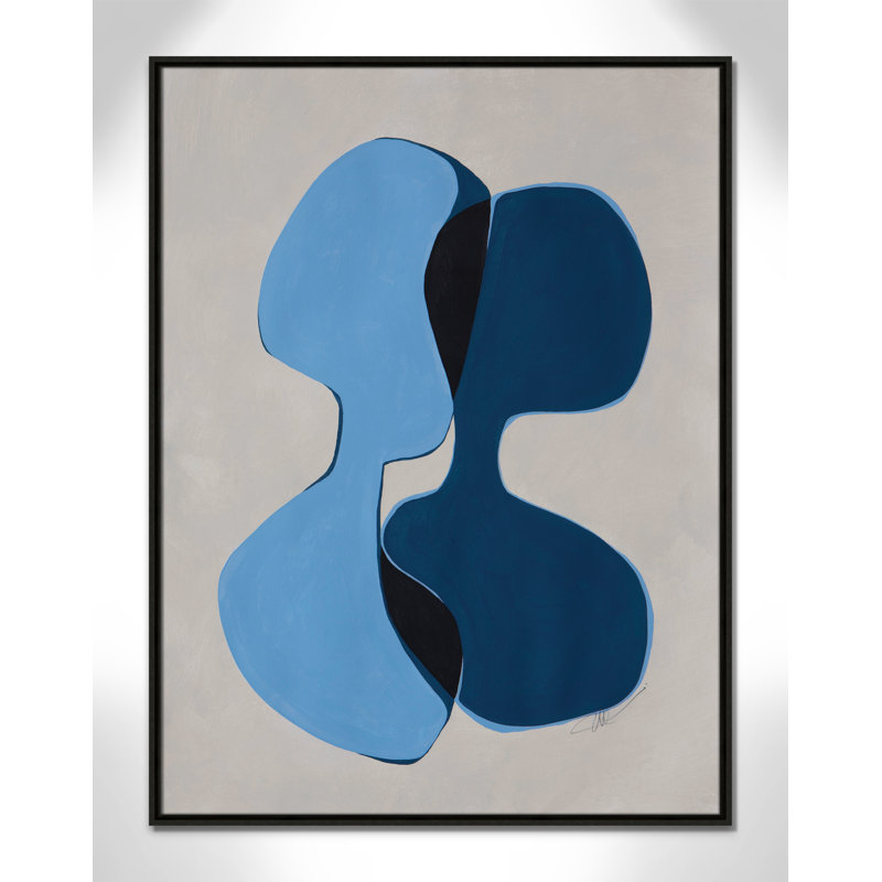 In Unity I by Filippo Ioco For Casa Fine Arts, 41.5" H x 31.5" W x 2" D, Espresso Framed