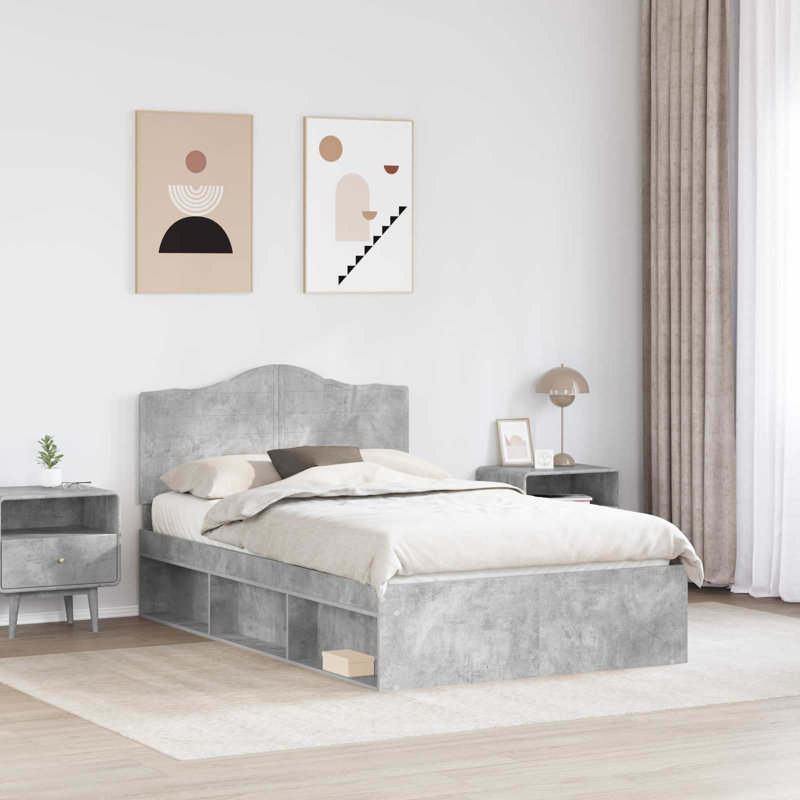 Solid Wood Bed, Concerte, Small Double (4')
