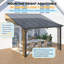 Pergola d'extérieur à hauteur réglable pour patio-113065730